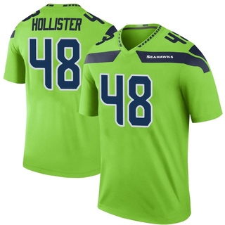 Legend Jacob Hollister Youth Seattle Seahawks Color Rush Neon Jersey - Green