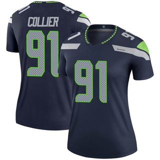Legend L.J. Collier Women's Seattle Seahawks Jersey - Navy