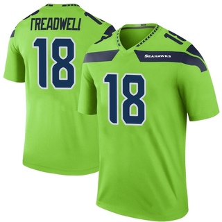 Legend Laquon Treadwell Men's Seattle Seahawks Color Rush Neon Jersey - Green