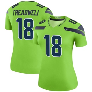 Legend Laquon Treadwell Women's Seattle Seahawks Color Rush Neon Jersey - Green