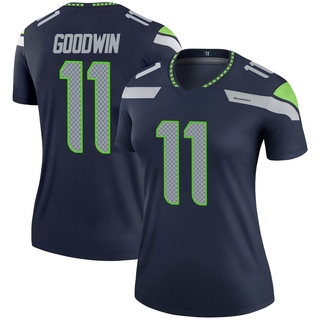 Legend Marquise Goodwin Women's Seattle Seahawks Jersey - Navy