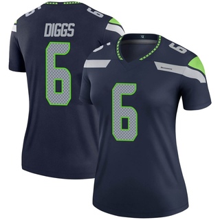 Legend Quandre Diggs Women's Seattle Seahawks Jersey - Navy