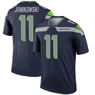 Legend Sebastian Janikowski Men's Seattle Seahawks Jersey - Navy