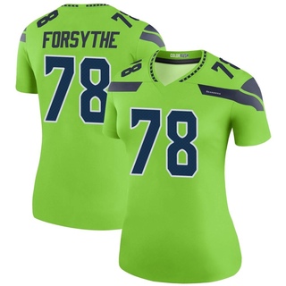 Legend Stone Forsythe Women's Seattle Seahawks Color Rush Neon Jersey - Green