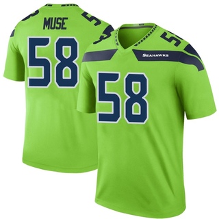 Legend Tanner Muse Youth Seattle Seahawks Color Rush Neon Jersey - Green