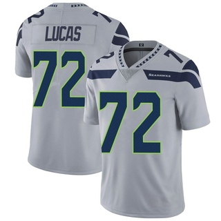 Limited Abraham Lucas Youth Seattle Seahawks Alternate Vapor Untouchable Jersey - Gray