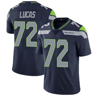 Limited Abraham Lucas Youth Seattle Seahawks Team Color Vapor Untouchable Jersey - Navy