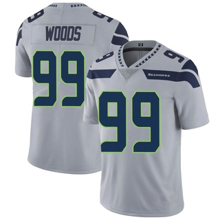 Limited Al Woods Youth Seattle Seahawks Alternate Vapor Untouchable Jersey - Gray