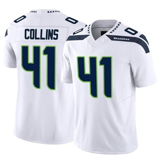 Limited Alex Collins Men's Seattle Seahawks Vapor F.U.S.E. Jersey - White