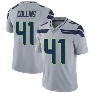 Limited Alex Collins Youth Seattle Seahawks Alternate Vapor Untouchable Jersey - Gray