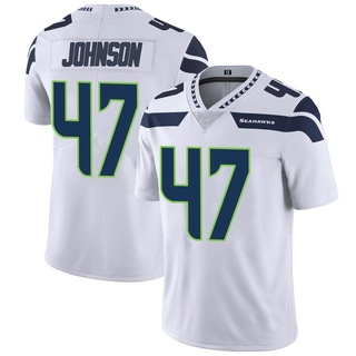 Limited Alexander Johnson Men's Seattle Seahawks Vapor Untouchable Jersey - White