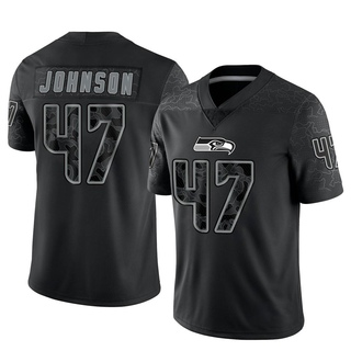 Limited Alexander Johnson Youth Seattle Seahawks Reflective Jersey - Black