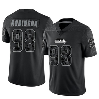 Limited Alton Robinson Youth Seattle Seahawks Reflective Jersey - Black
