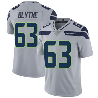 Limited Austin Blythe Men's Seattle Seahawks Alternate Vapor Untouchable Jersey - Gray