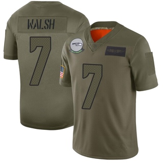 Limited Blair Walsh Youth Seattle Seahawks 2019 Salute to Service Jersey - Camo