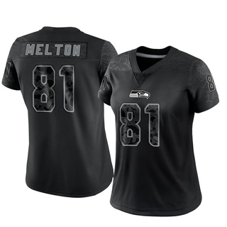 Limited Bo Melton Women's Seattle Seahawks Reflective Jersey - Black
