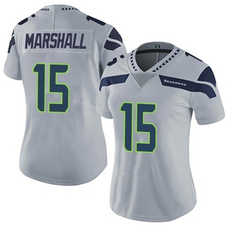 Limited Brandon Marshall Women's Seattle Seahawks Alternate Vapor Untouchable Jersey - Gray