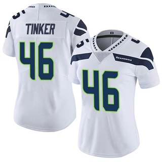Limited Carson Tinker Women's Seattle Seahawks Vapor Untouchable Jersey - White