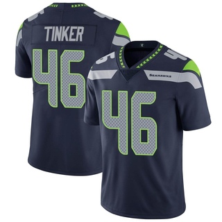 Limited Carson Tinker Youth Seattle Seahawks Team Color Vapor Untouchable Jersey - Navy