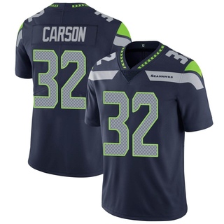 Limited Chris Carson Youth Seattle Seahawks Team Color Vapor Untouchable Jersey - Navy