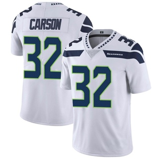 Limited Chris Carson Youth Seattle Seahawks Vapor Untouchable Jersey - White