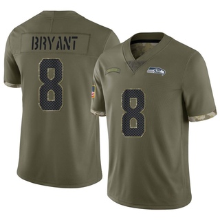 Limited Coby Bryant Youth Seattle Seahawks 2022 Salute To Service Jersey - Olive