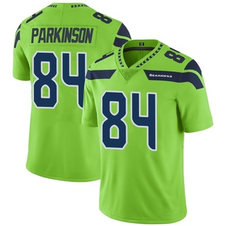 Limited Colby Parkinson Men's Seattle Seahawks Color Rush Neon Jersey - Green