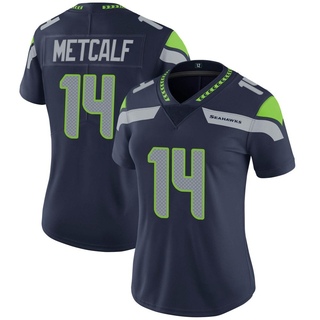 Limited DK Metcalf Women's Seattle Seahawks Team Color Vapor Untouchable Jersey - Navy