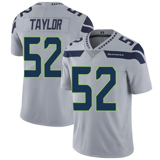 Limited Darrell Taylor Men's Seattle Seahawks Alternate Vapor Untouchable Jersey - Gray