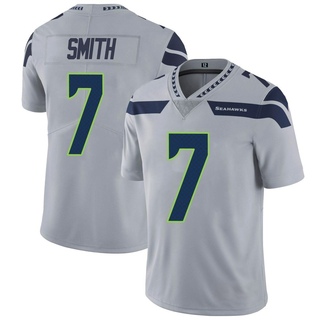 Limited Geno Smith Men's Seattle Seahawks Alternate Vapor Untouchable Jersey - Gray