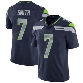 Limited Geno Smith Men's Seattle Seahawks Team Color Vapor Untouchable Jersey - Navy