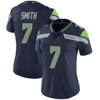 Limited Geno Smith Women's Seattle Seahawks Team Color Vapor Untouchable Jersey - Navy