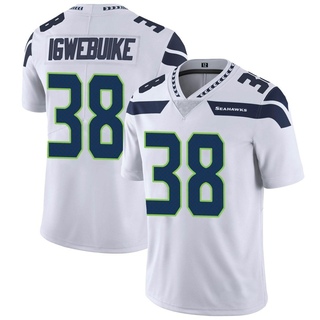 Limited Godwin Igwebuike Men's Seattle Seahawks Vapor Untouchable Jersey - White