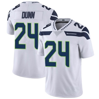 Limited Isaiah Dunn Men's Seattle Seahawks Vapor Untouchable Jersey - White