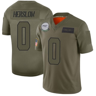 Limited Jake Herslow Youth Seattle Seahawks 2019 Salute to Service Jersey - Camo