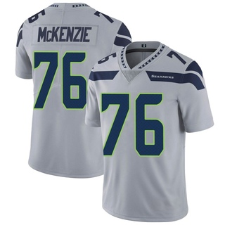 Limited Jalen McKenzie Men's Seattle Seahawks Alternate Vapor Untouchable Jersey - Gray