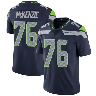 Limited Jalen McKenzie Men's Seattle Seahawks Team Color Vapor Untouchable Jersey - Navy