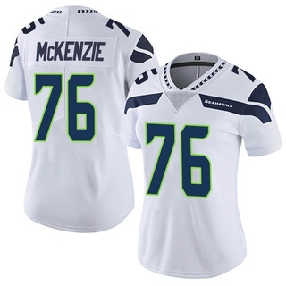 Limited Jalen McKenzie Women's Seattle Seahawks Vapor Untouchable Jersey - White
