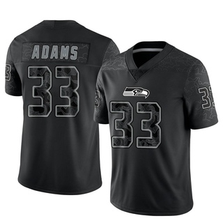 Limited Jamal Adams Men's Seattle Seahawks Reflective Jersey - Black