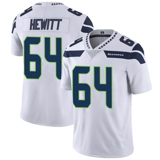 Limited Jarrod Hewitt Men's Seattle Seahawks Vapor Untouchable Jersey - White