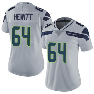 Limited Jarrod Hewitt Women's Seattle Seahawks Alternate Vapor Untouchable Jersey - Gray