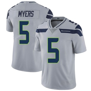 Limited Jason Myers Men's Seattle Seahawks Alternate Vapor Untouchable Jersey - Gray