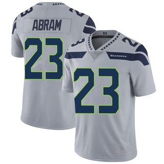 Limited Johnathan Abram Men's Seattle Seahawks Alternate Vapor Untouchable Jersey - Gray