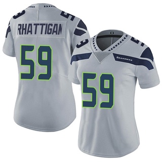 Limited Jon Rhattigan Women's Seattle Seahawks Alternate Vapor Untouchable Jersey - Gray