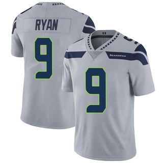 Limited Jon Ryan Men's Seattle Seahawks Alternate Vapor Untouchable Jersey - Gray