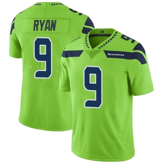 Limited Jon Ryan Men's Seattle Seahawks Color Rush Neon Jersey - Green
