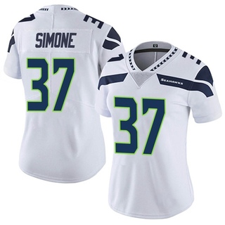 Limited Jordan Simone Women's Seattle Seahawks Vapor Untouchable Jersey - White
