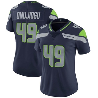 Limited Joshua Onujiogu Women's Seattle Seahawks Team Color Vapor Untouchable Jersey - Navy