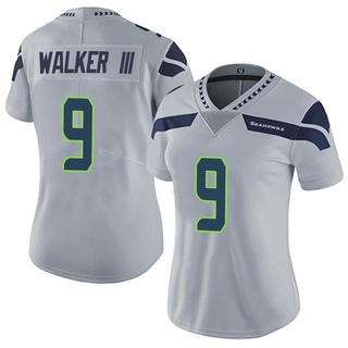 Limited Kenneth Walker III Women's Seattle Seahawks Alternate Vapor Untouchable Jersey - Gray