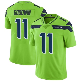 Limited Marquise Goodwin Men's Seattle Seahawks Color Rush Neon Jersey - Green
